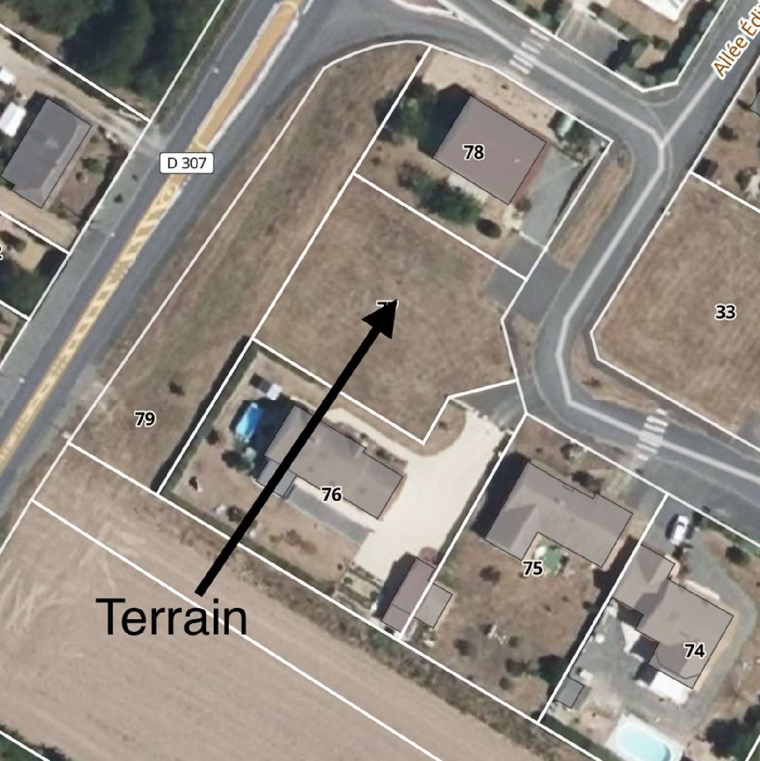  for sale terrain Le Lude Sarthe 1