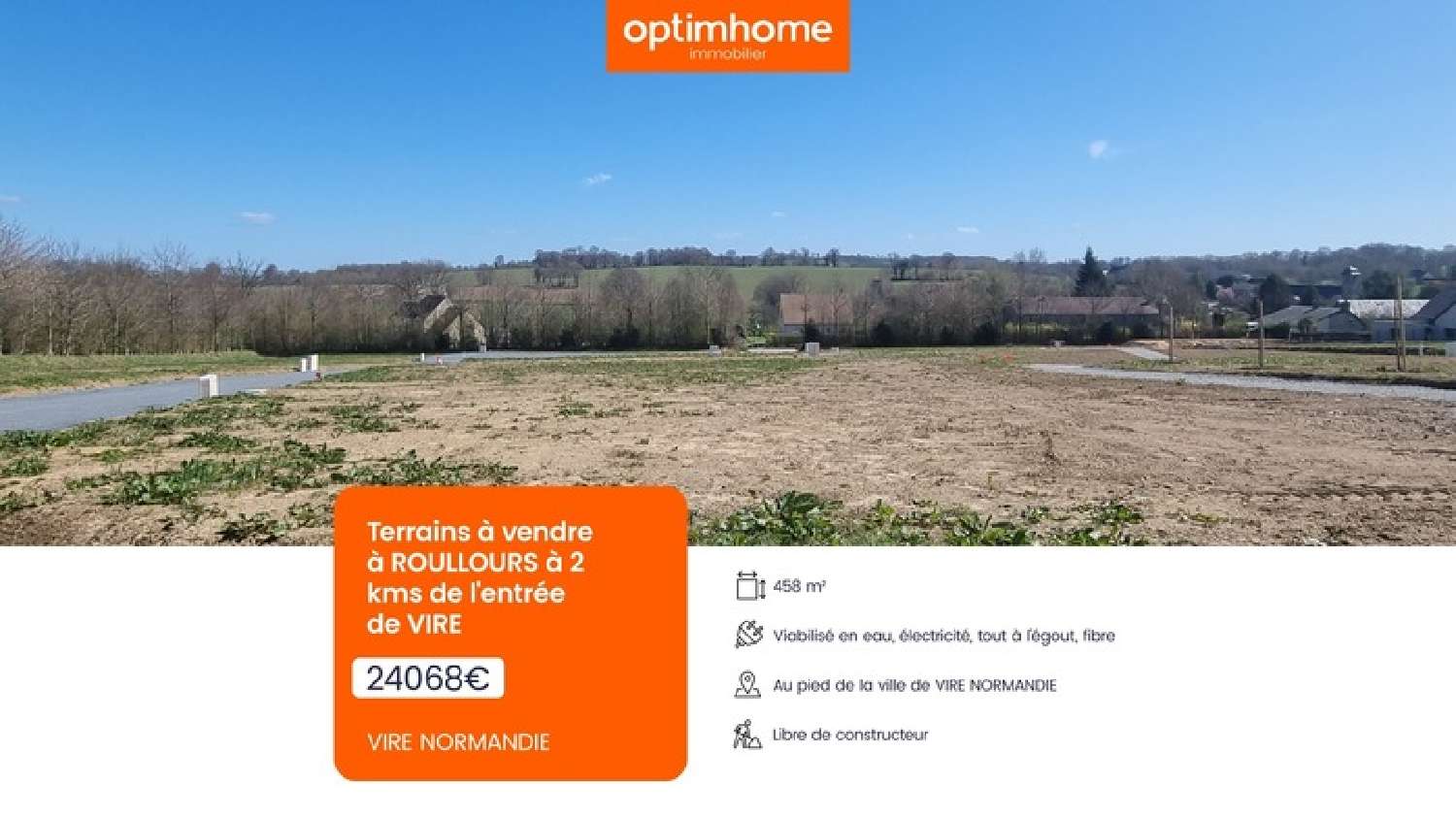  for sale terrain Roullours Calvados 1