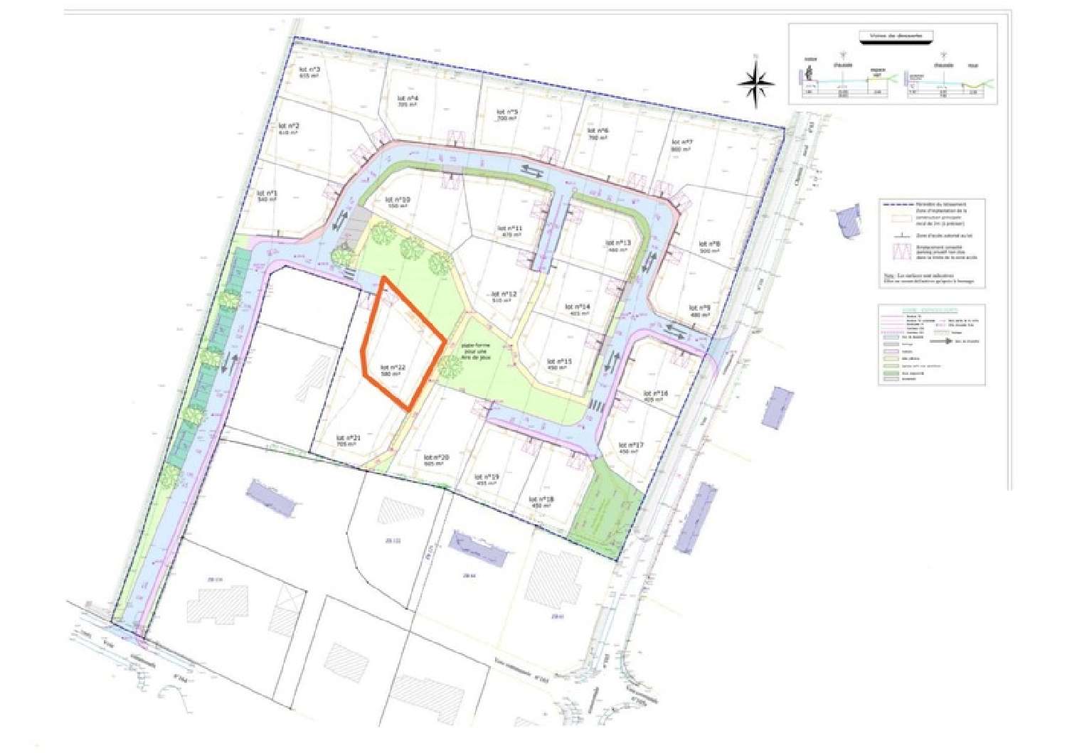  for sale terrain Roullours Calvados 3