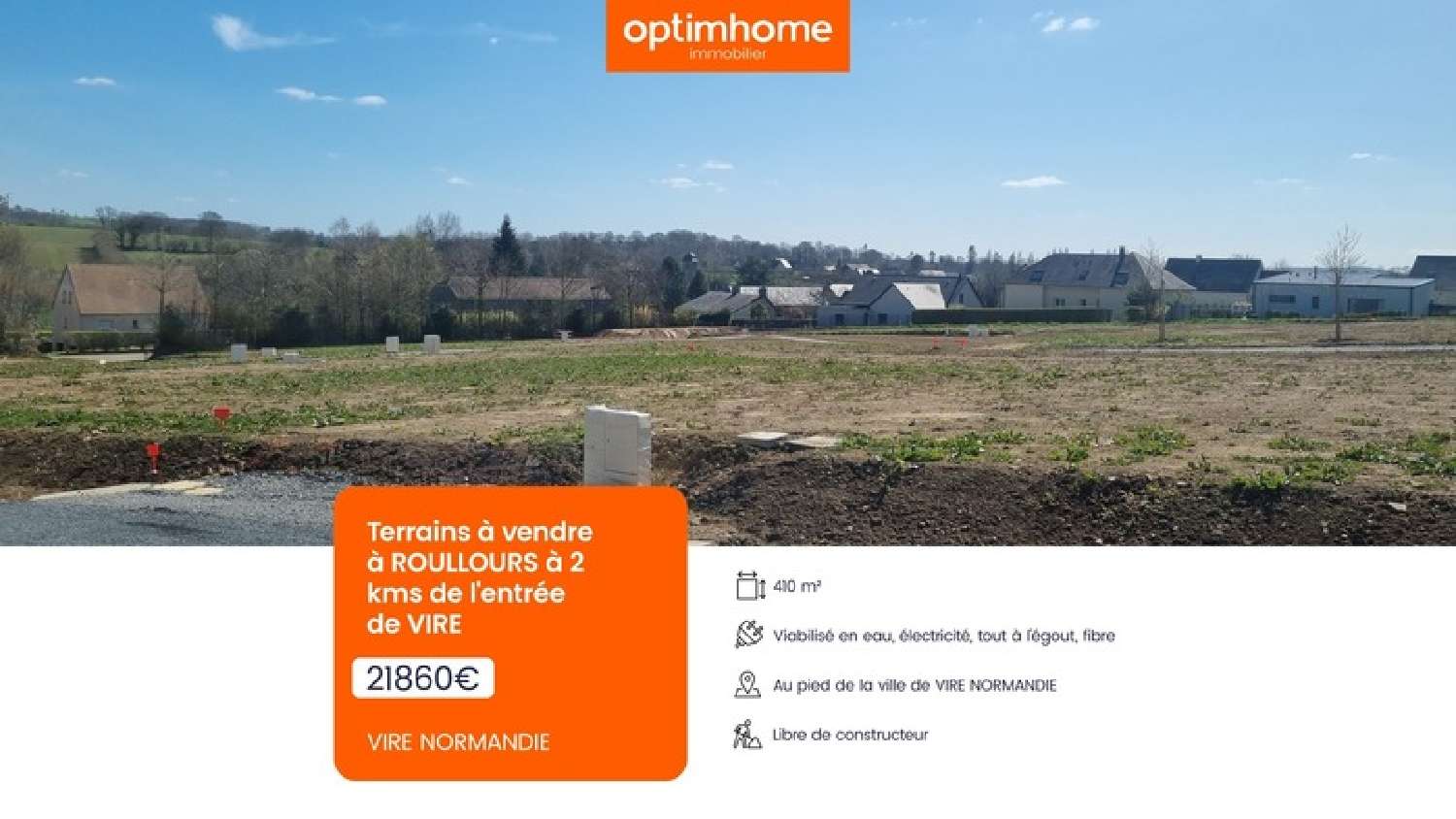  for sale terrain Roullours Calvados 1