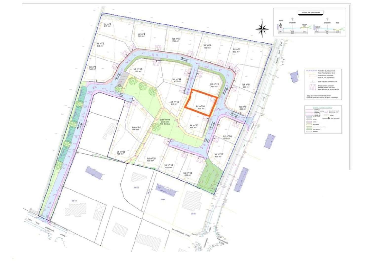  for sale terrain Roullours Calvados 3