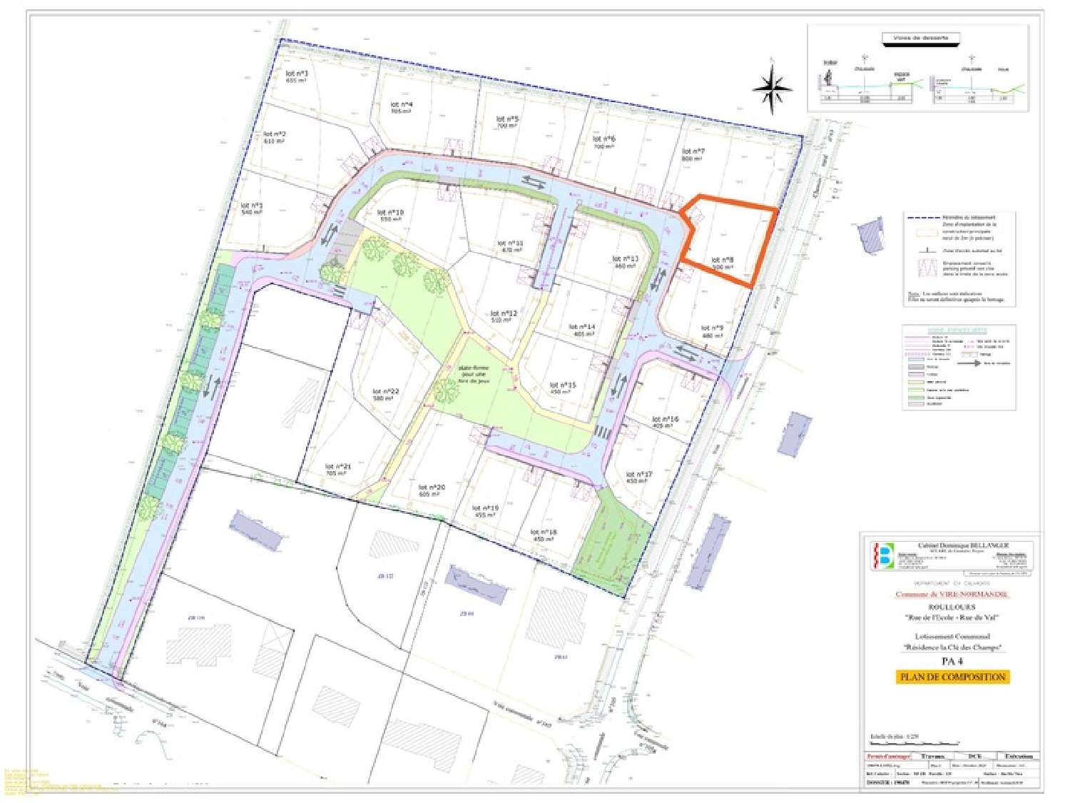  for sale terrain Roullours Calvados 2