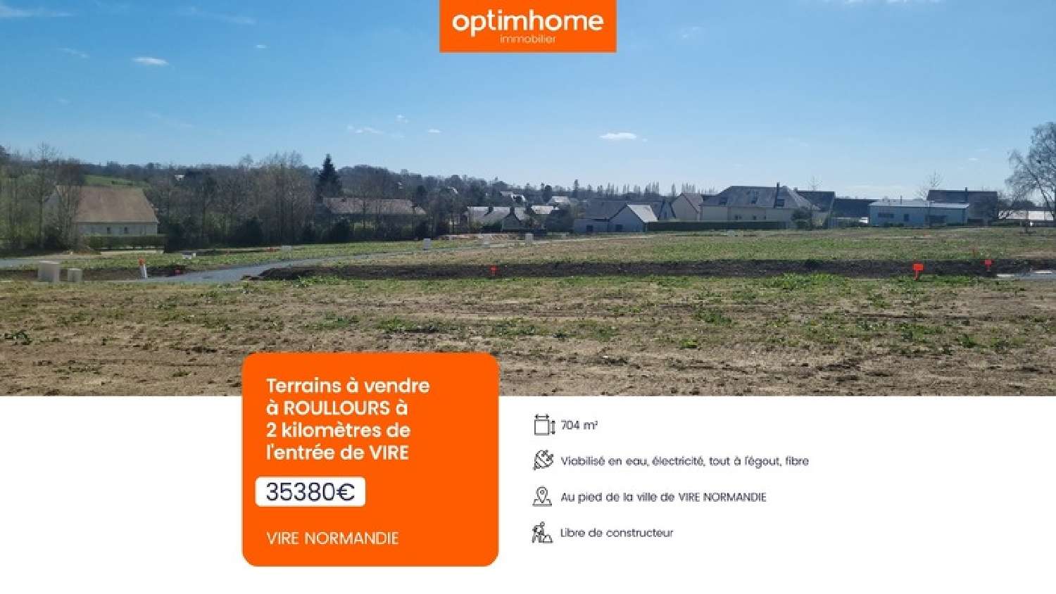  for sale terrain Roullours Calvados 1