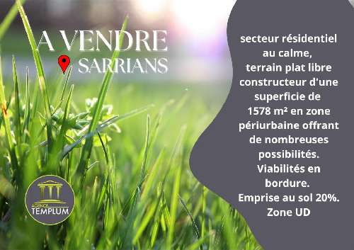 Sarrians Vaucluse terrain foto 7062371
