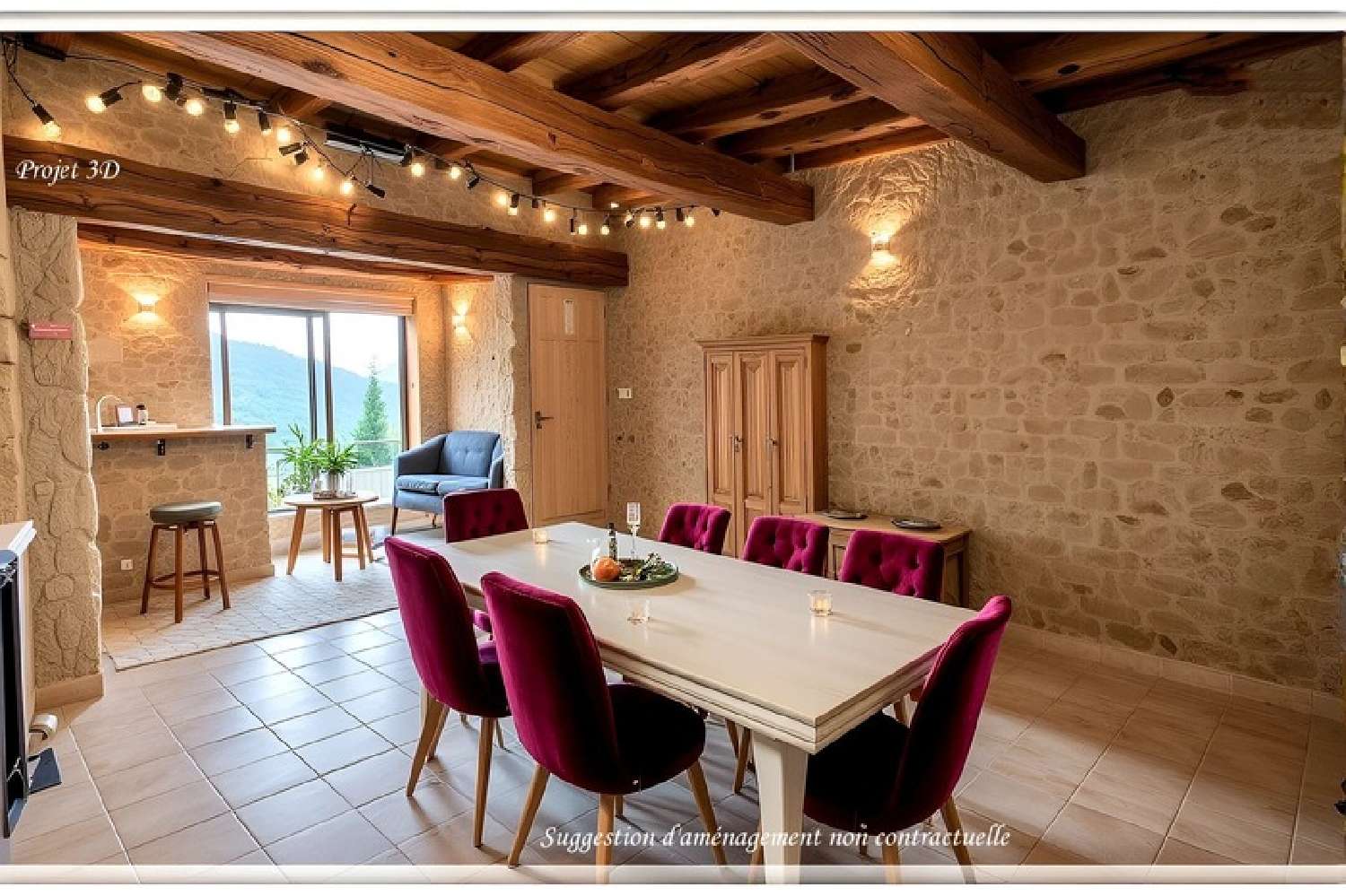  à vendre maison de village Astaffort Lot-et-Garonne 1