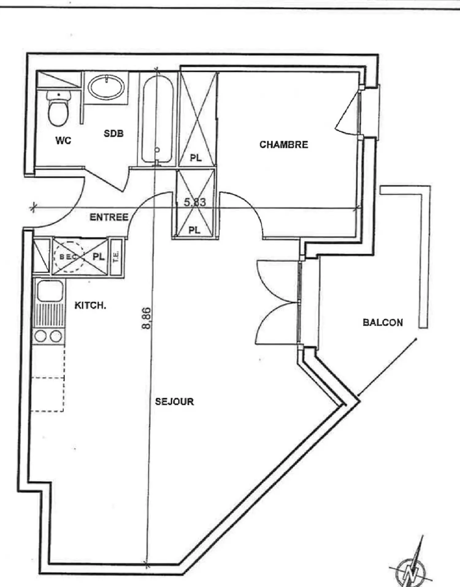  for sale apartment Gaillac Tarn 4