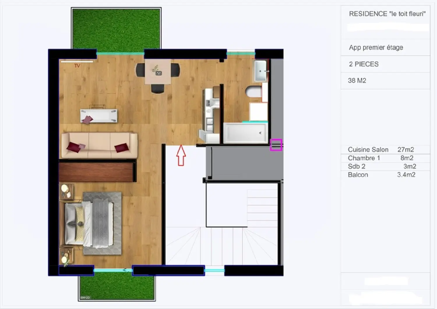  te koop appartement Mandelieu-la-Napoule Alpes-Maritimes 3