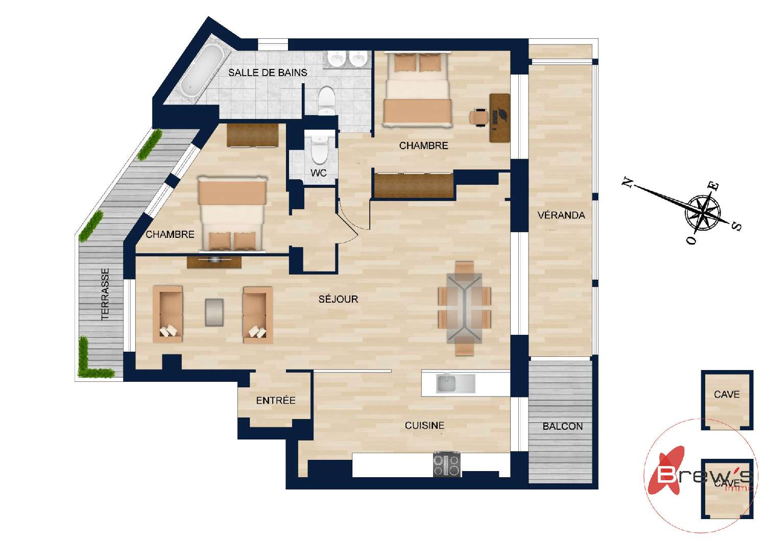  à vendre appartement Paris 19e Arrondissement Paris (Seine) 3