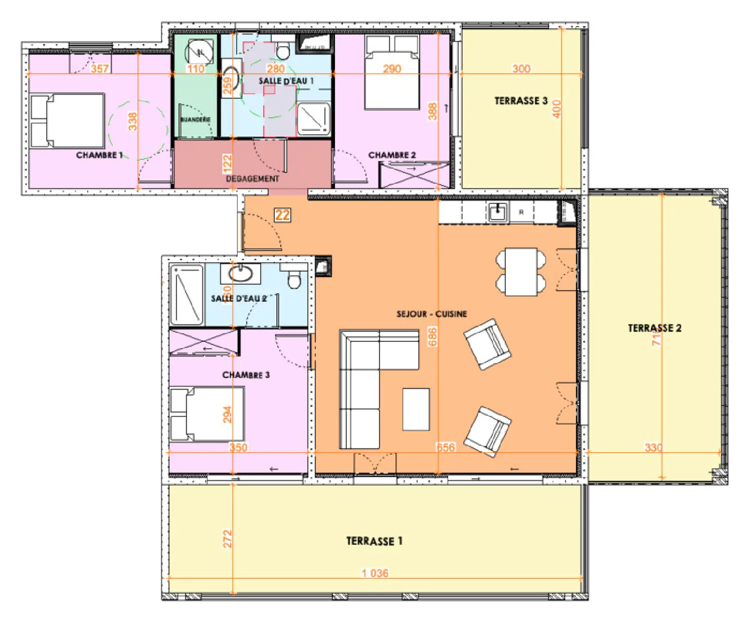  à vendre appartement San-Nicolao Haute-Corse 3
