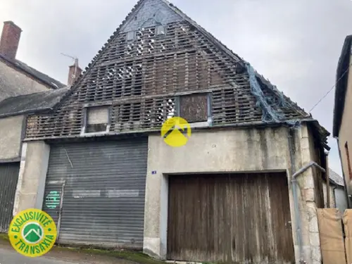 Les Aix-d'Angillon Cher barn foto