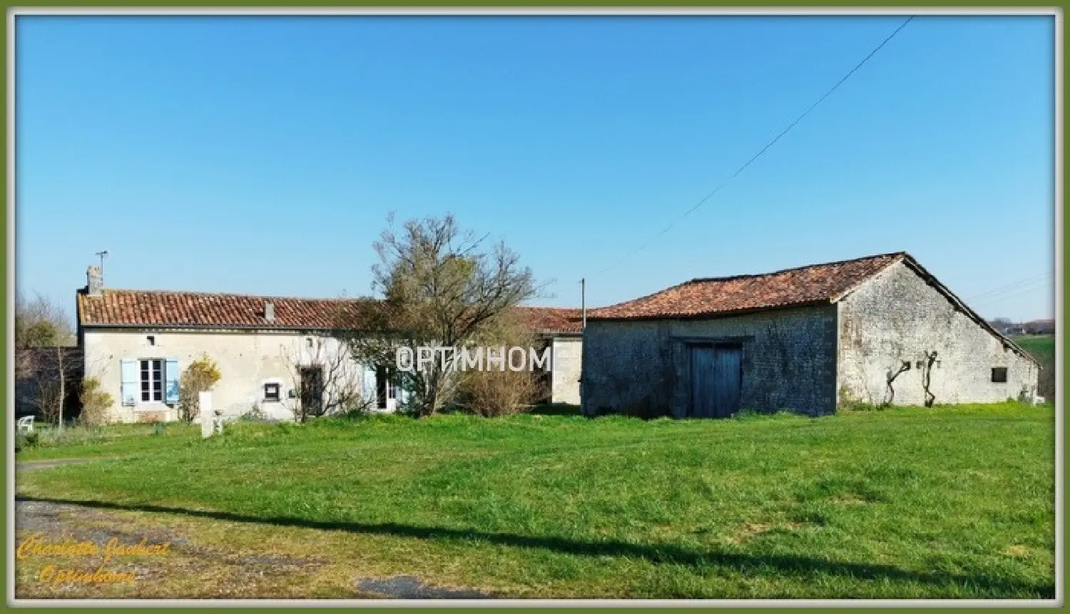  en venta casa rústica Porcheresse Charente 1