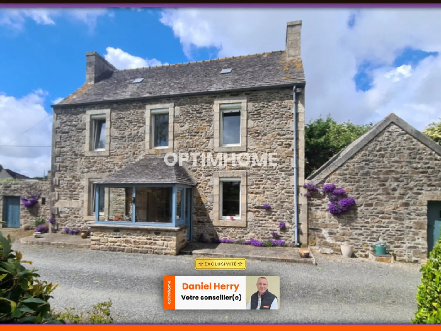  en venta casa rústica Saint-Vougay Finistère 1