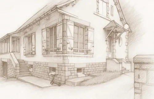 Aurillac Cantal Haus Bild 7091589