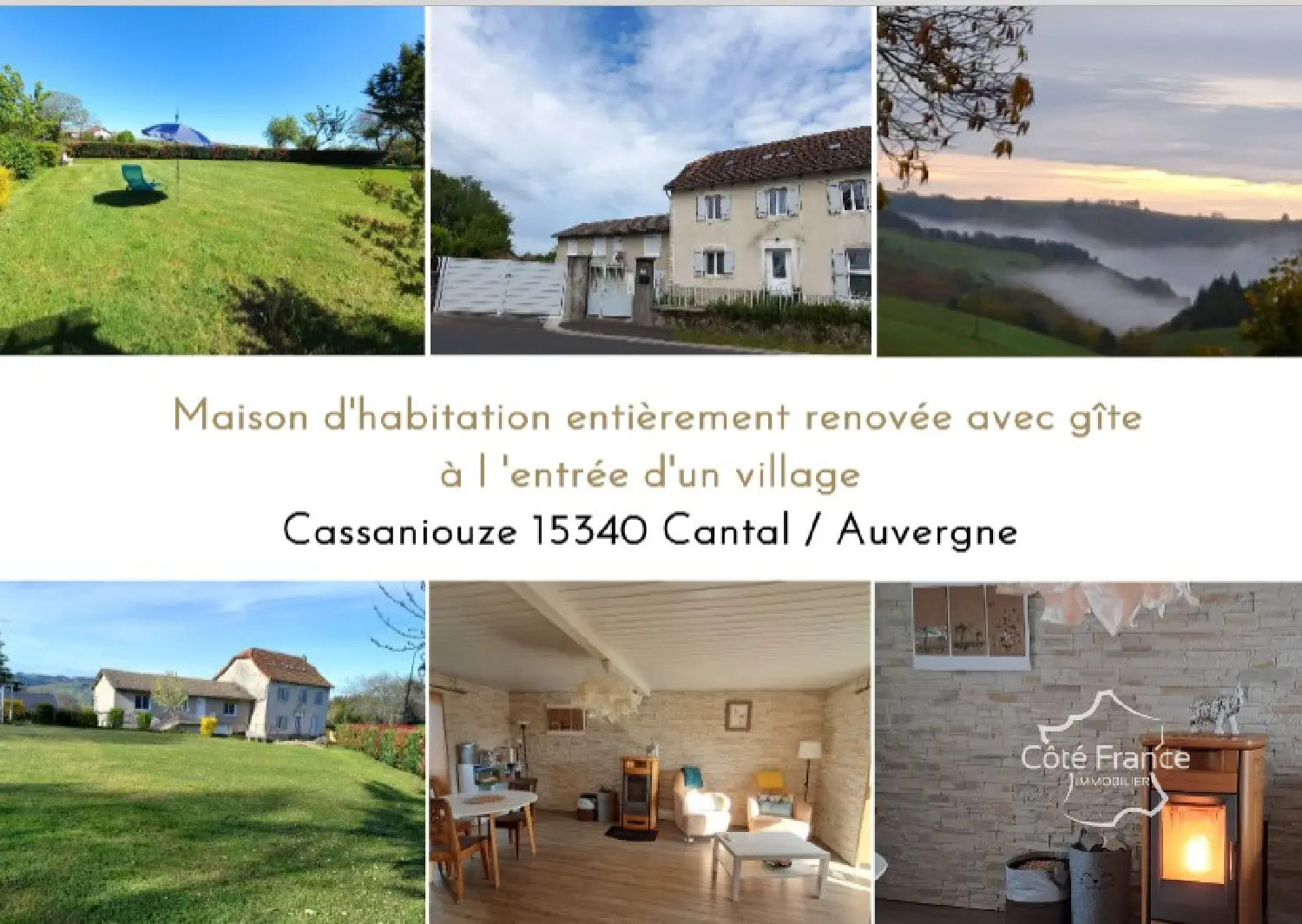  en venta casa Cassaniouze Cantal 1