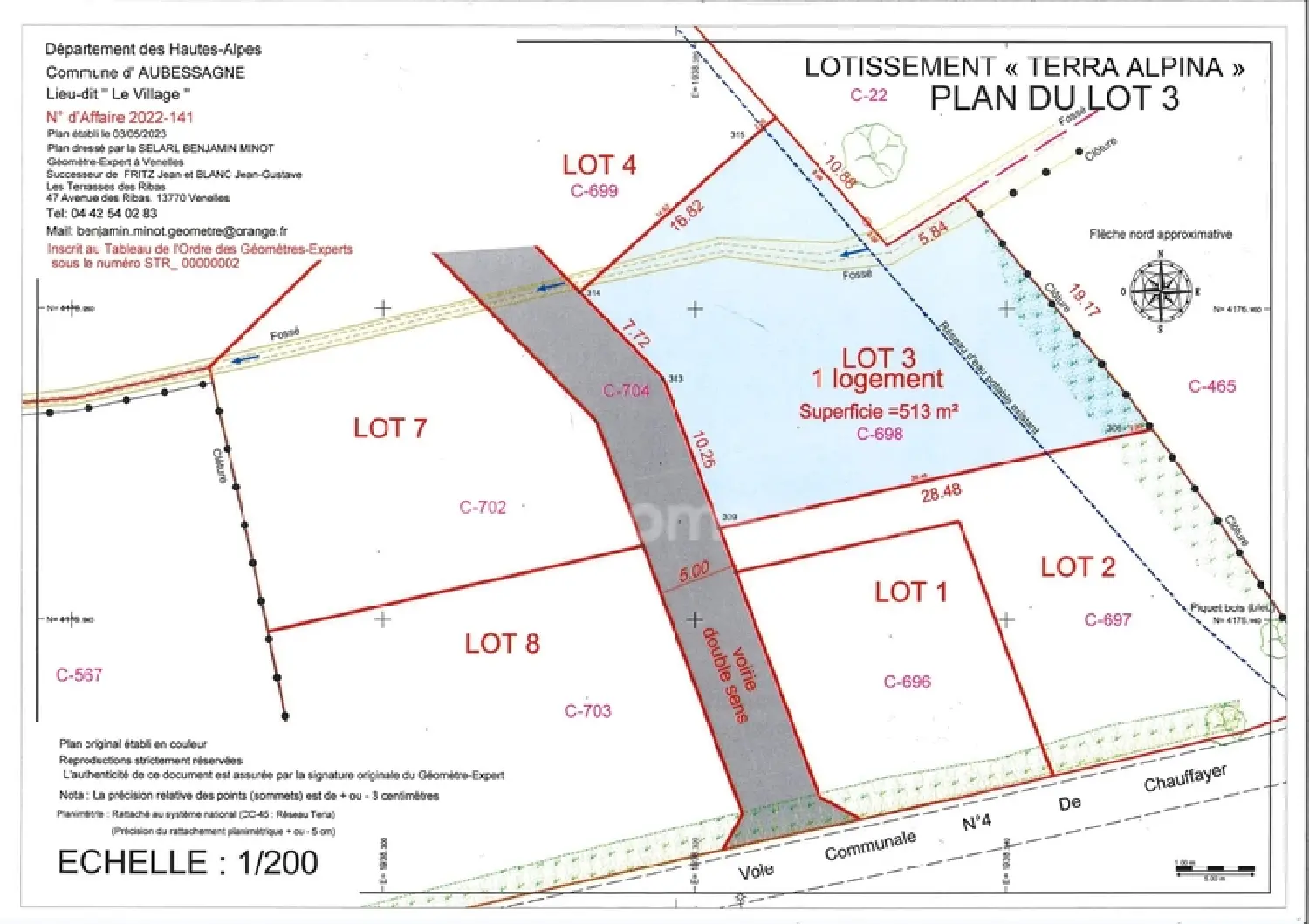  for sale terrain Le Glaizil Hautes-Alpes 1