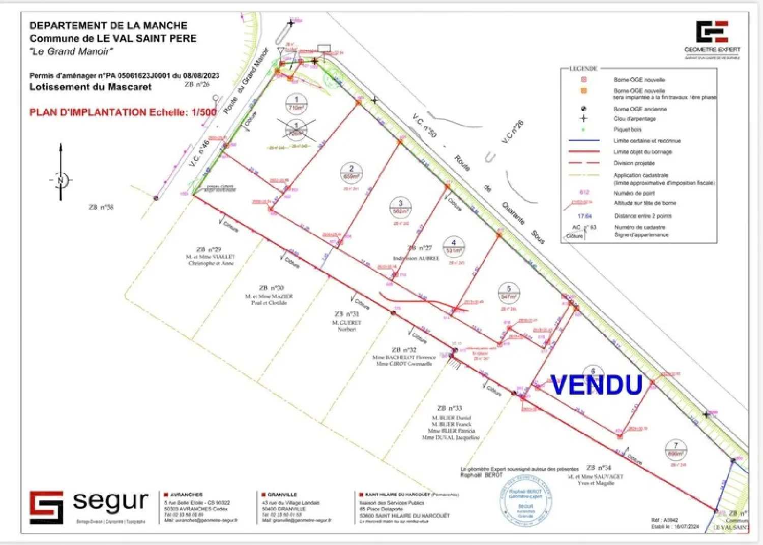  te koop terrein Le Val-Saint-Père Manche 1