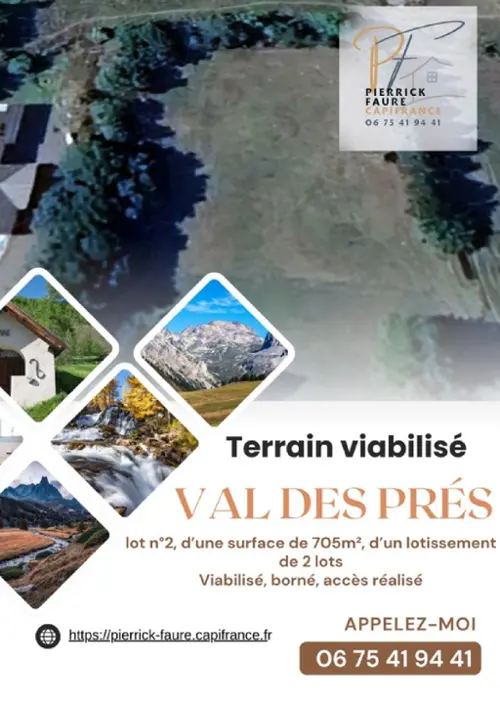 Val-des-Prés Hautes-Alpes terrain foto 7099484