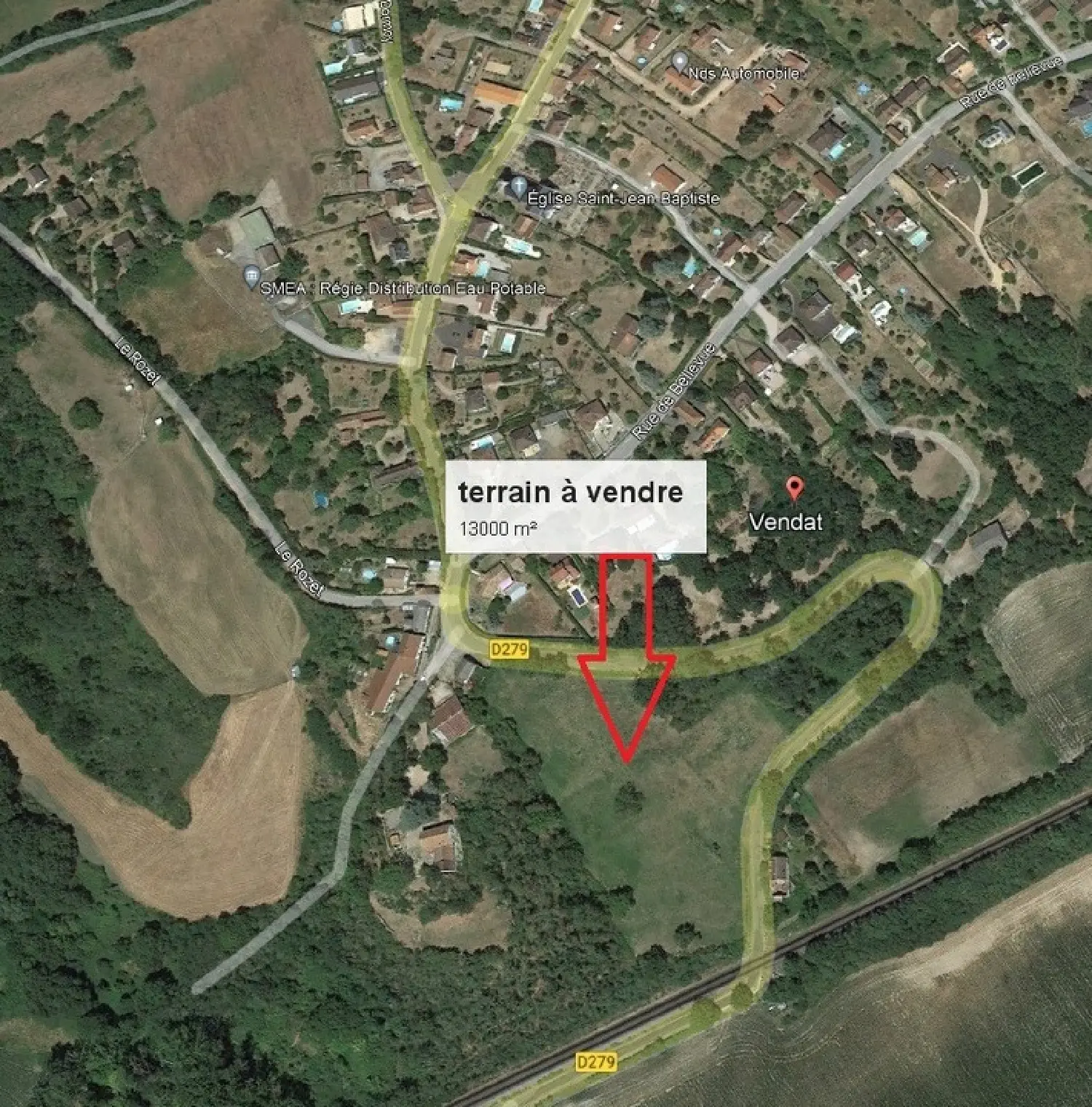  en venta terreno Vendat Allier 3