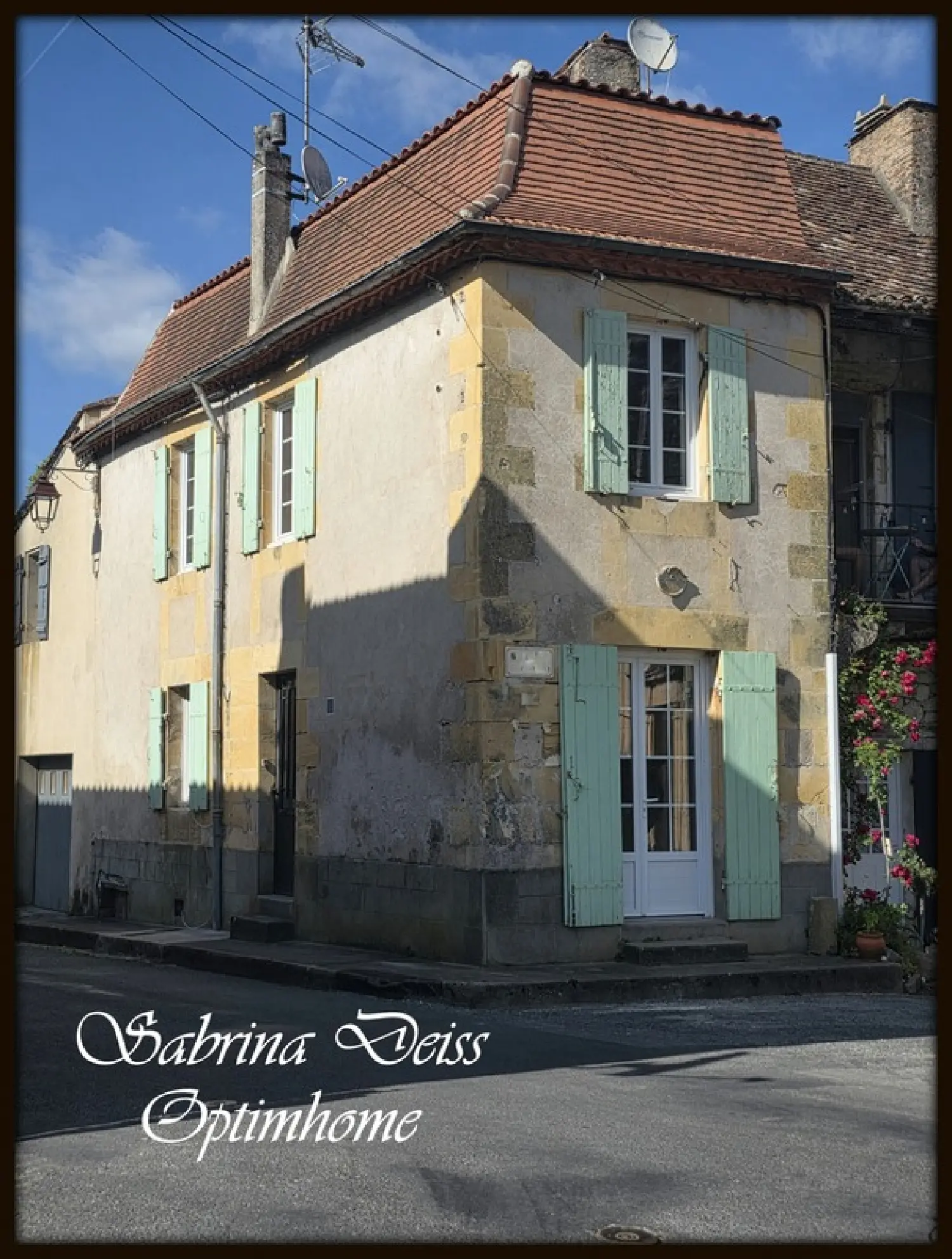  à vendre maison de village Lanquais Dordogne 1