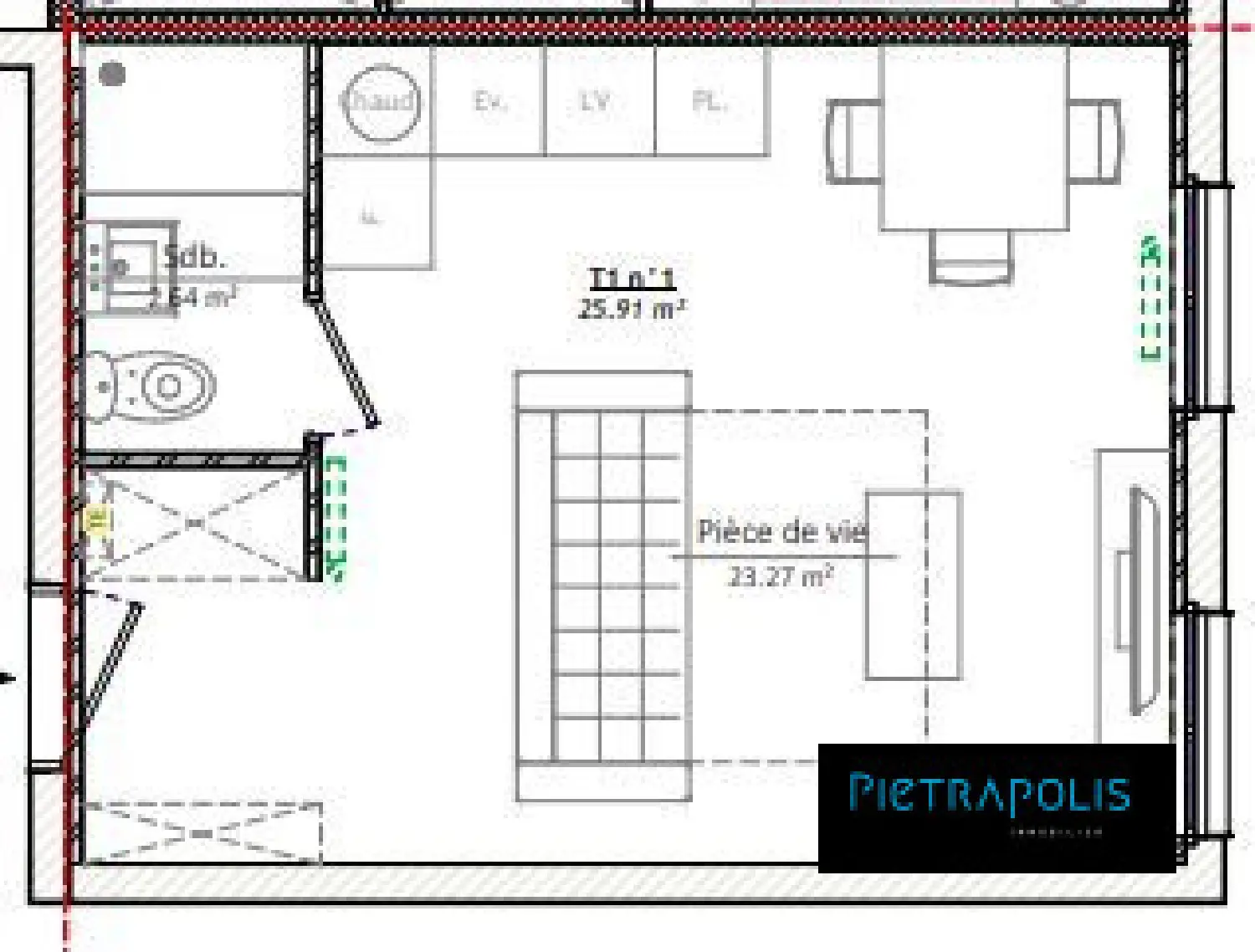  te koop appartement Lyon 1er Arrondissement Rhône 3
