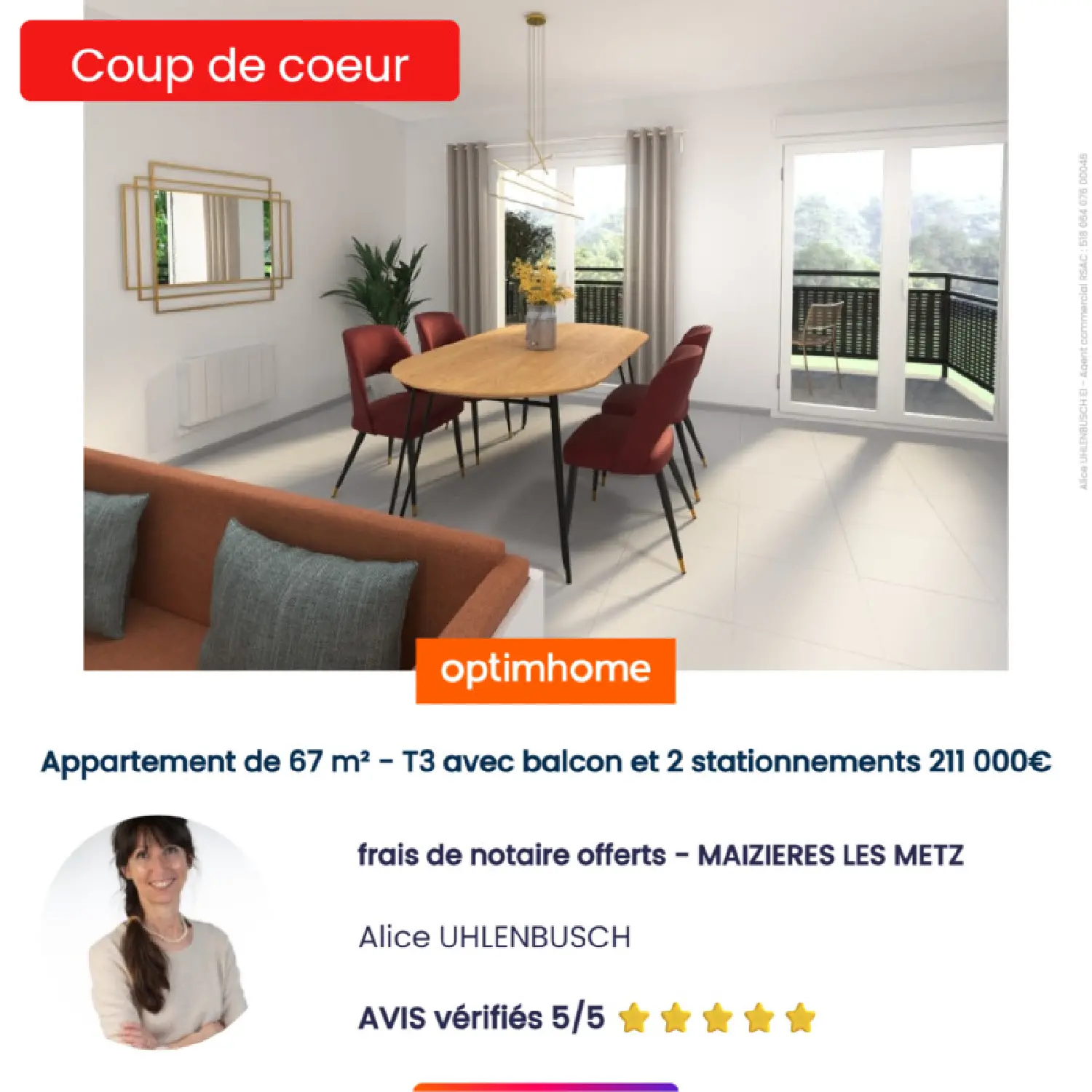  for sale apartment Maizières-lès-Metz Moselle 1