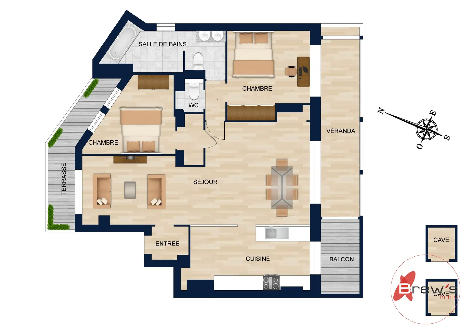  te koop appartement Paris 19e Arrondissement Parijs (Seine) 7