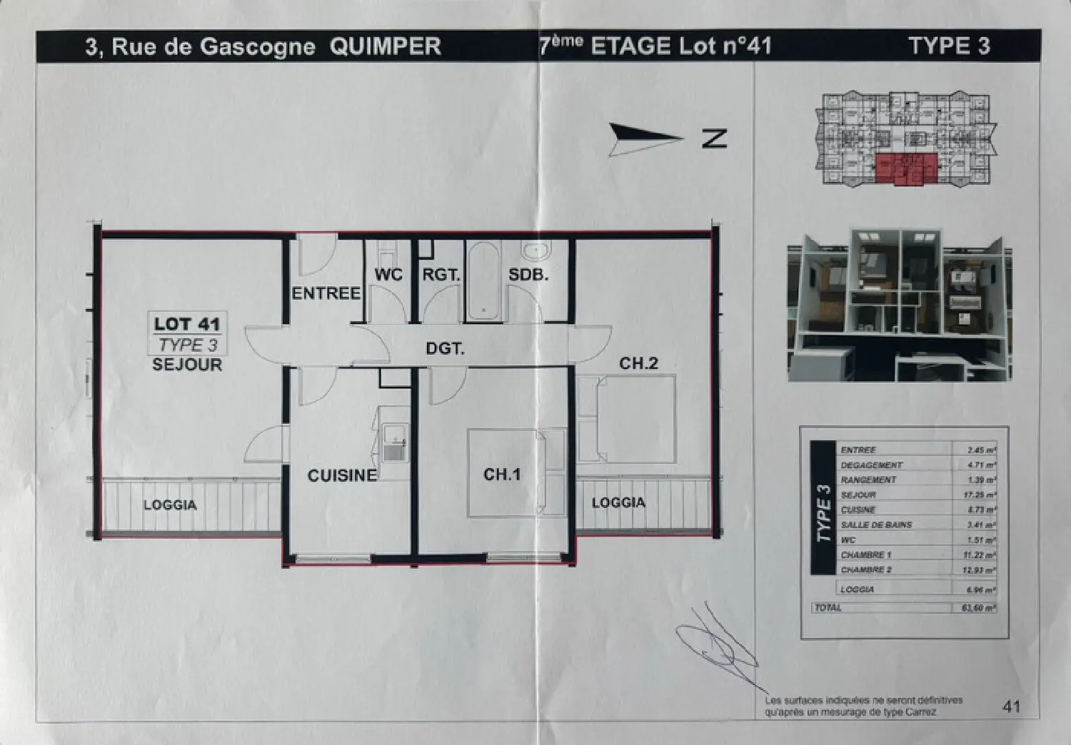  te koop appartement Quimper Finistère 3