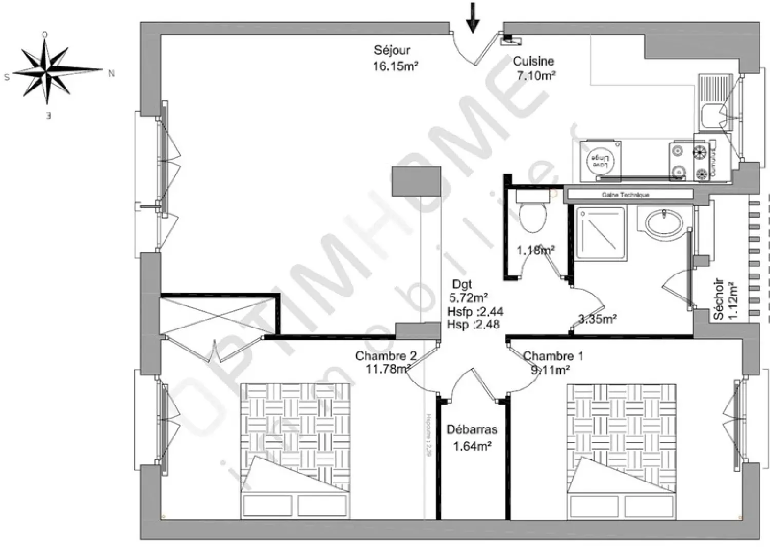  te koop appartement Rezé Loire-Atlantique 6