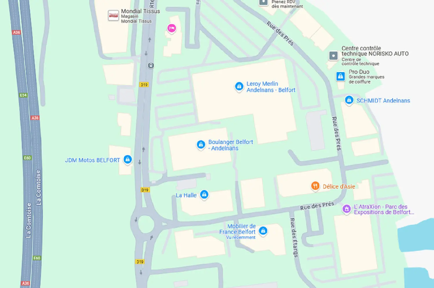  te koop bedrijfsruimte/ kantoor Andelnans Territoire de Belfort 1