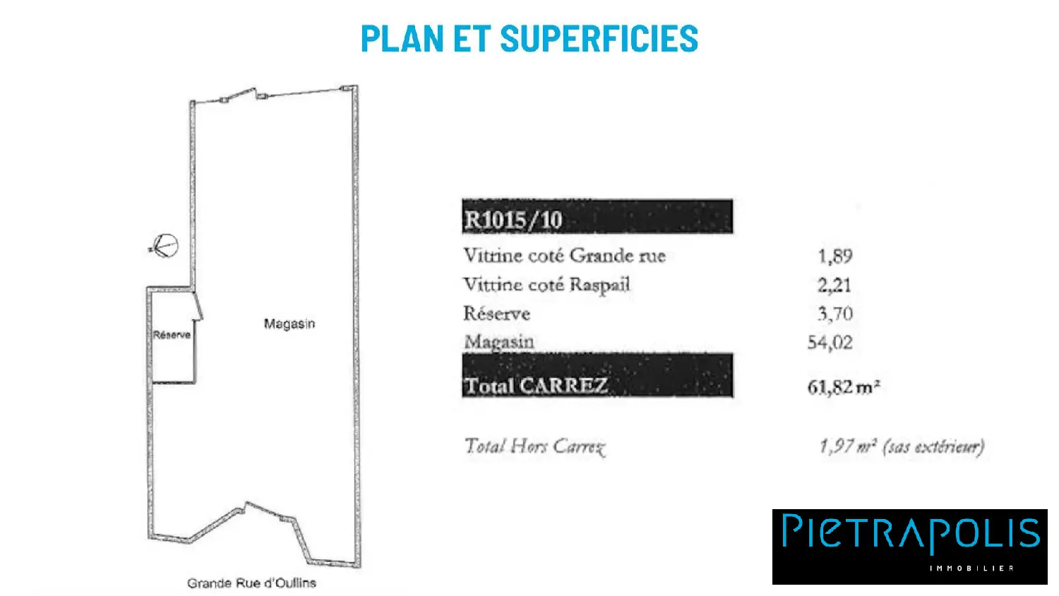  en venta local comercial Oullins Rhône 2