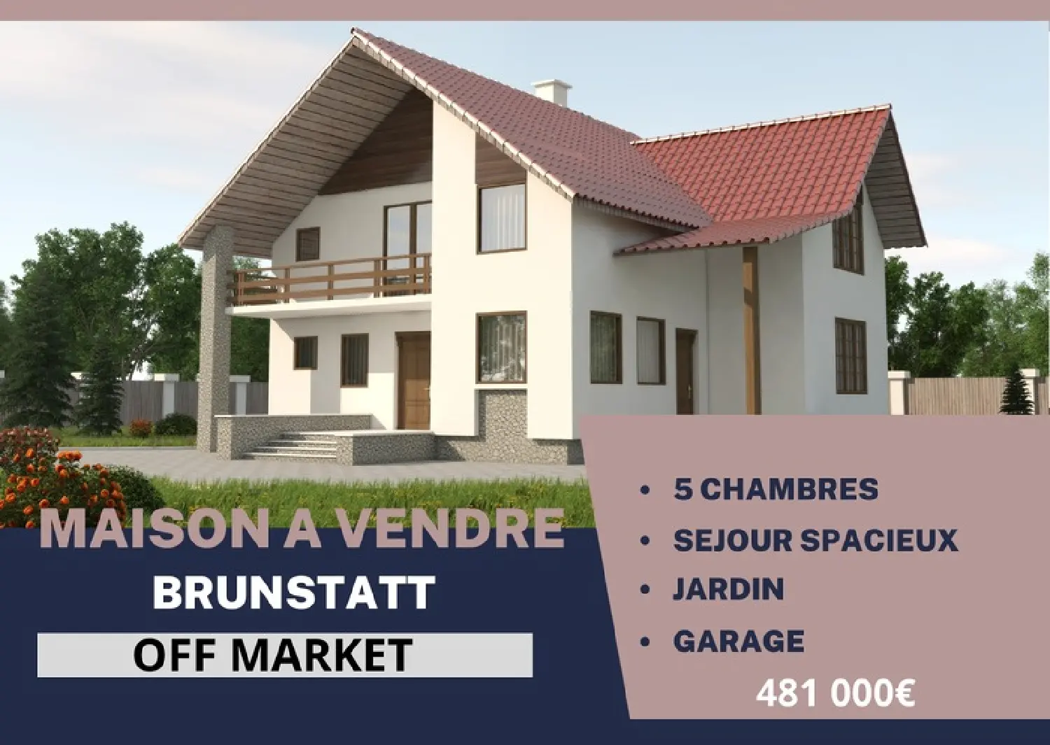  for sale house Brunstatt Haut-Rhin 1