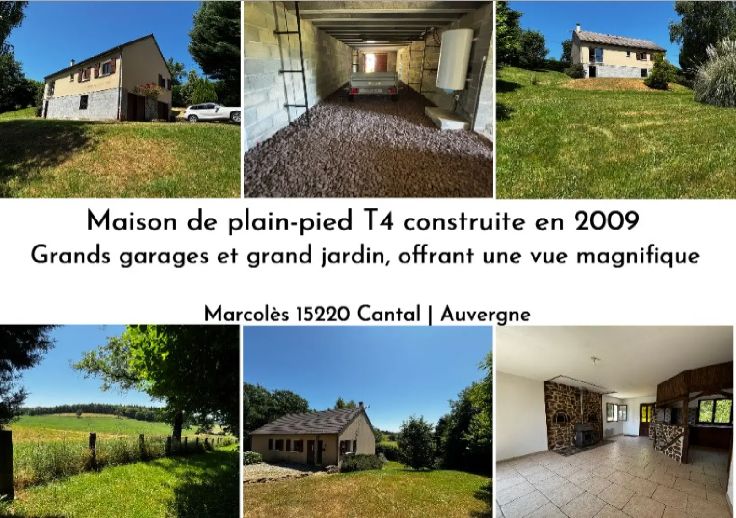  en venta casa Marcolès Cantal 1
