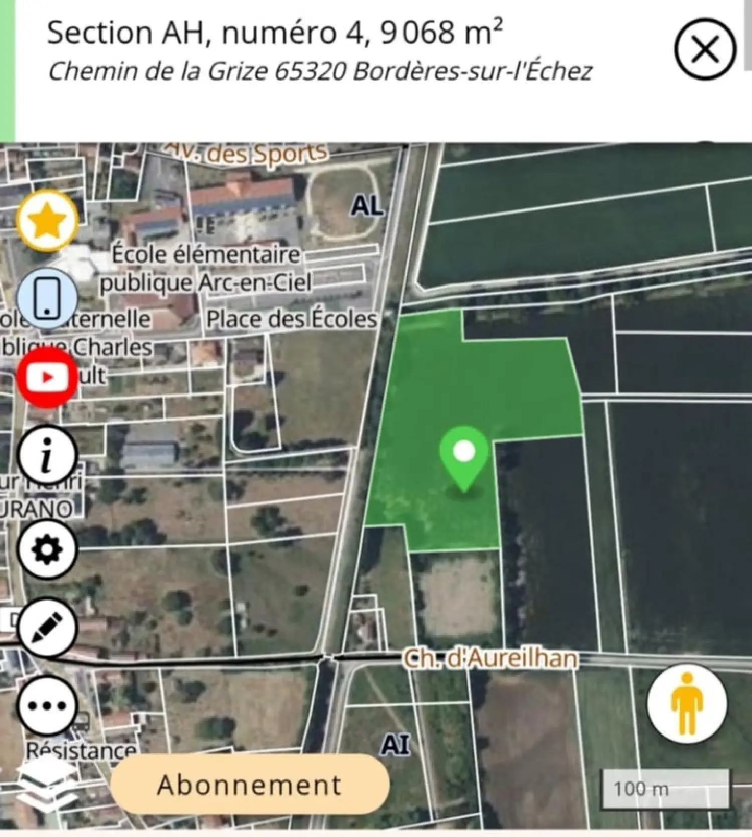  à vendre terrain Bordères-sur-l'Échez Hautes-Pyrénées 3