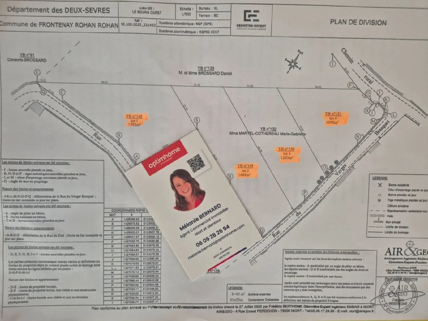  te koop terrein Frontenay-Rohan-Rohan Deux-Sèvres 2