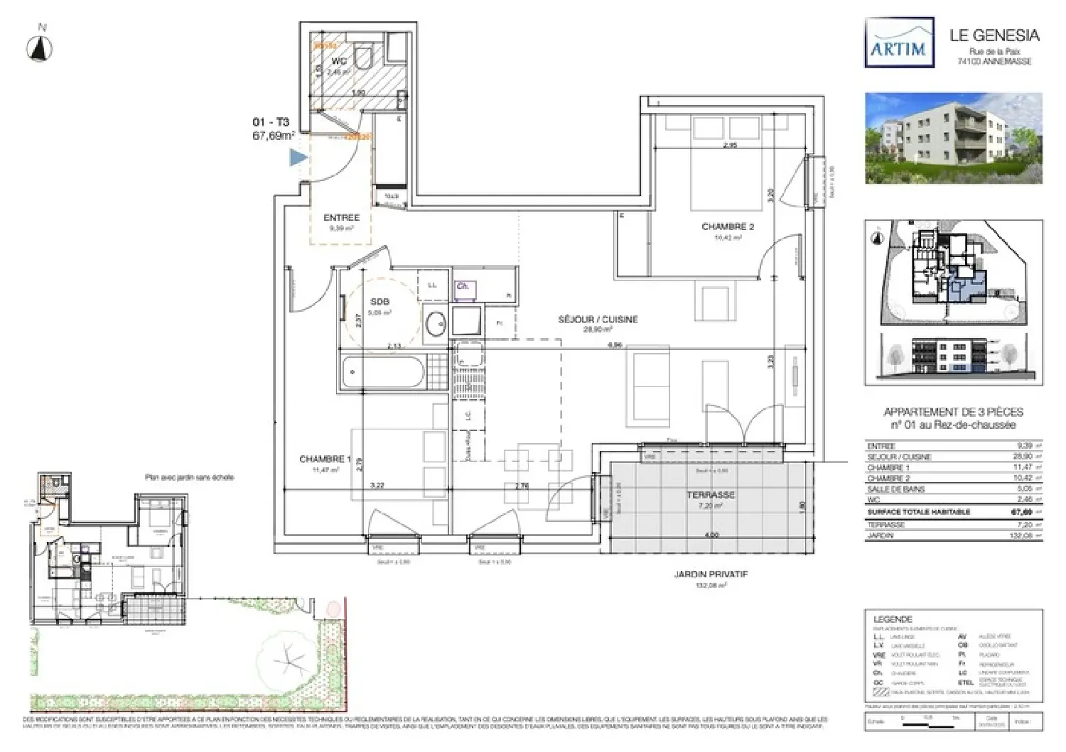  te koop appartement Annemasse Haute-Savoie 2