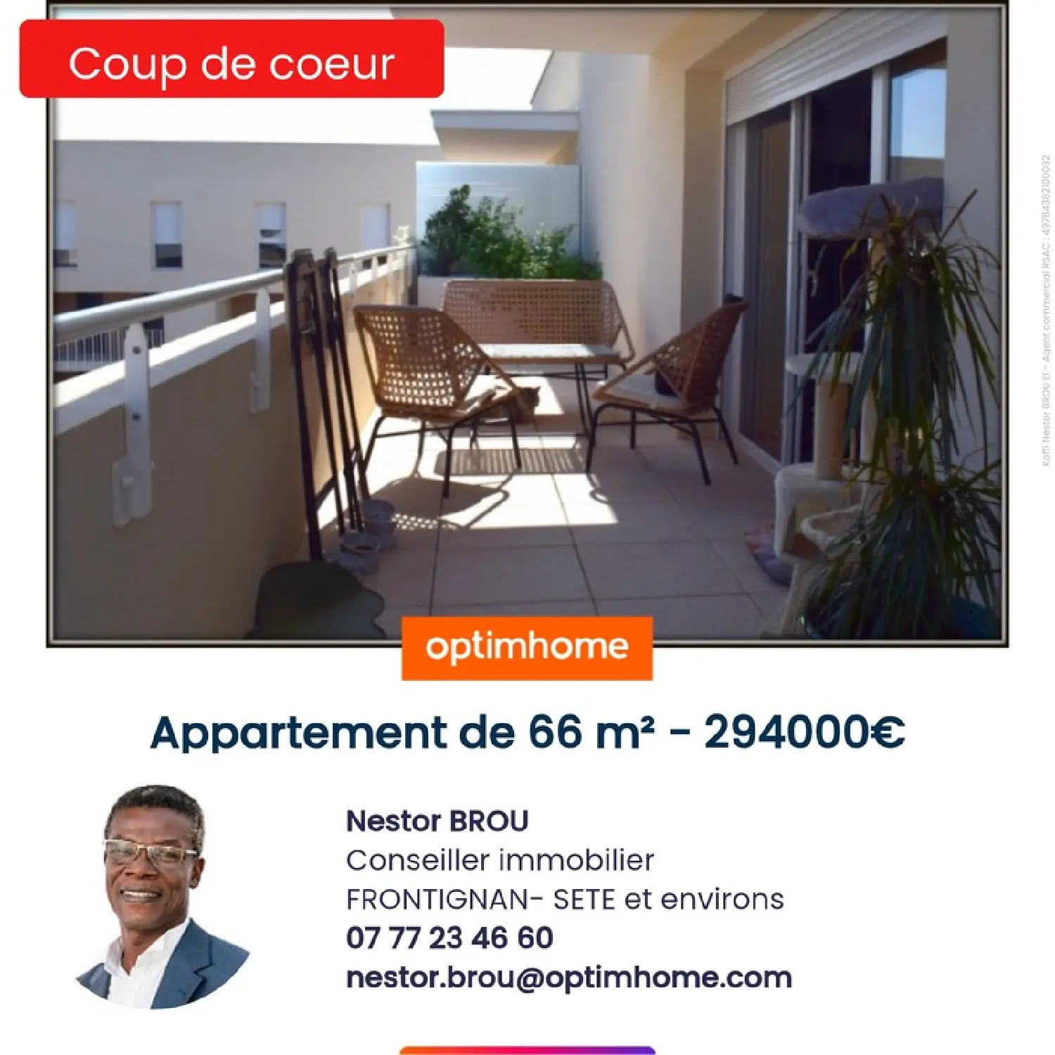  for sale apartment Frontignan Hérault 3