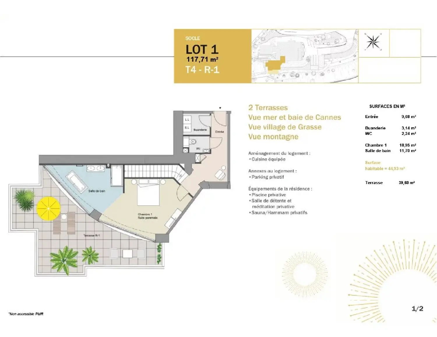  te koop appartement Grasse Alpes-Maritimes 3