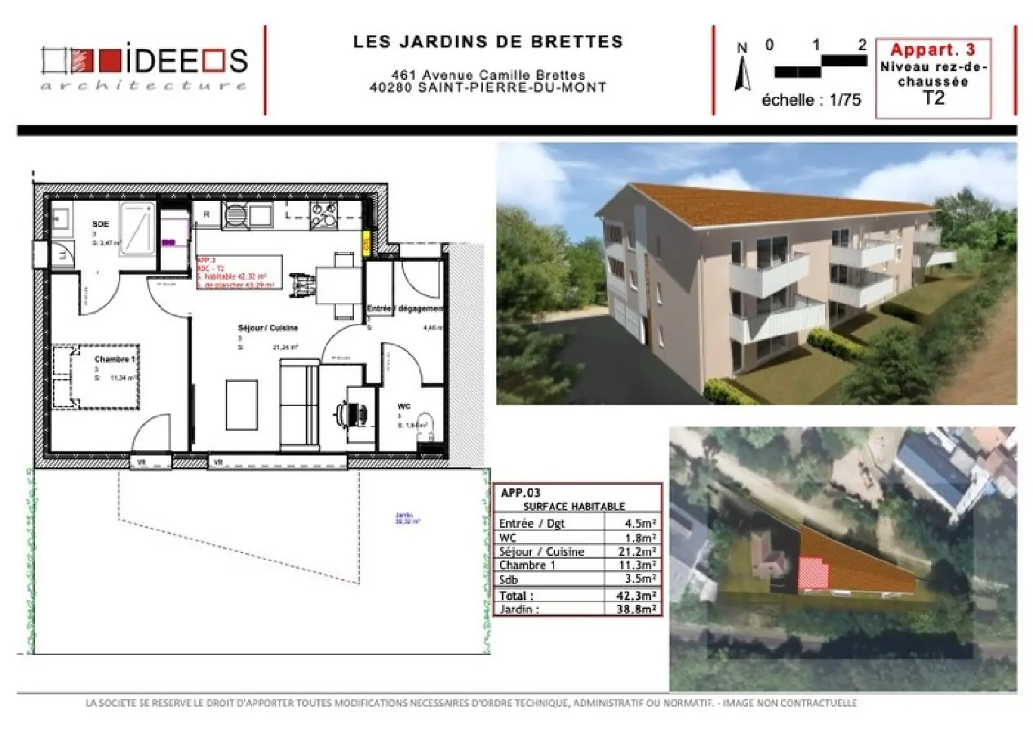  en venta apartamento Saint-Pierre-du-Mont Landes 2