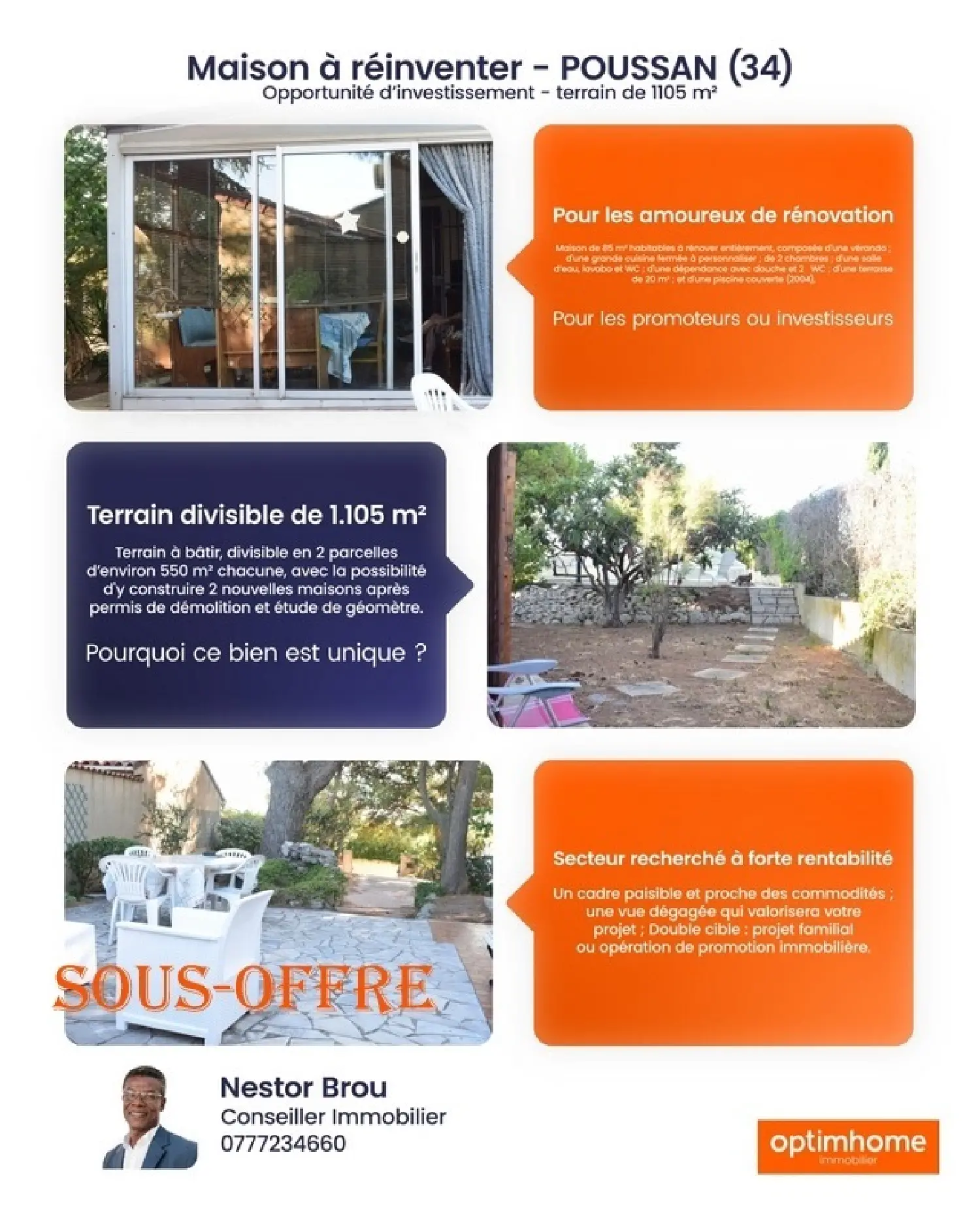  te koop huis Poussan Hérault 1
