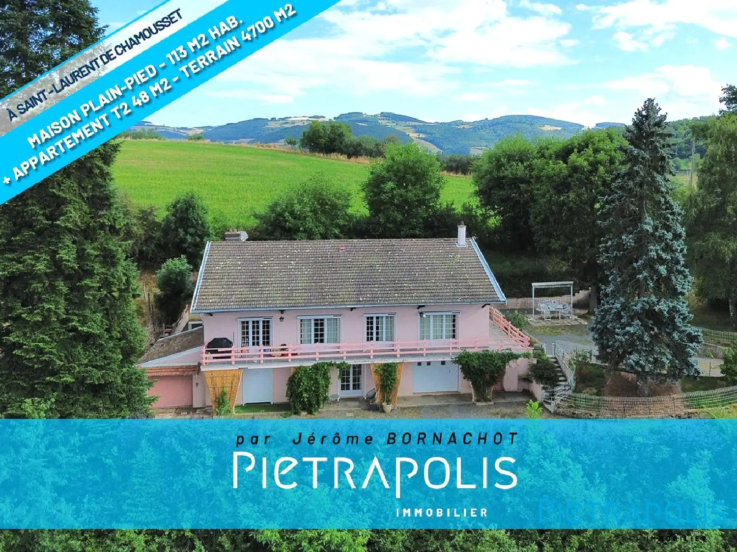  à vendre maison Saint-Laurent-de-Chamousset Rhône 1