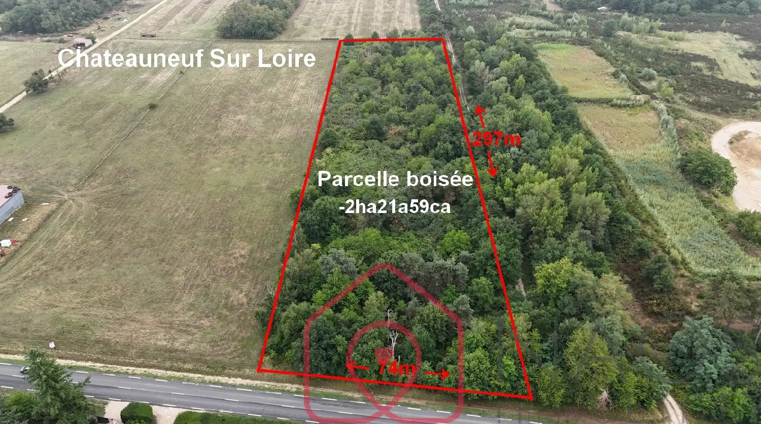 for sale terrain Châteauneuf-sur-Loire Loiret 1