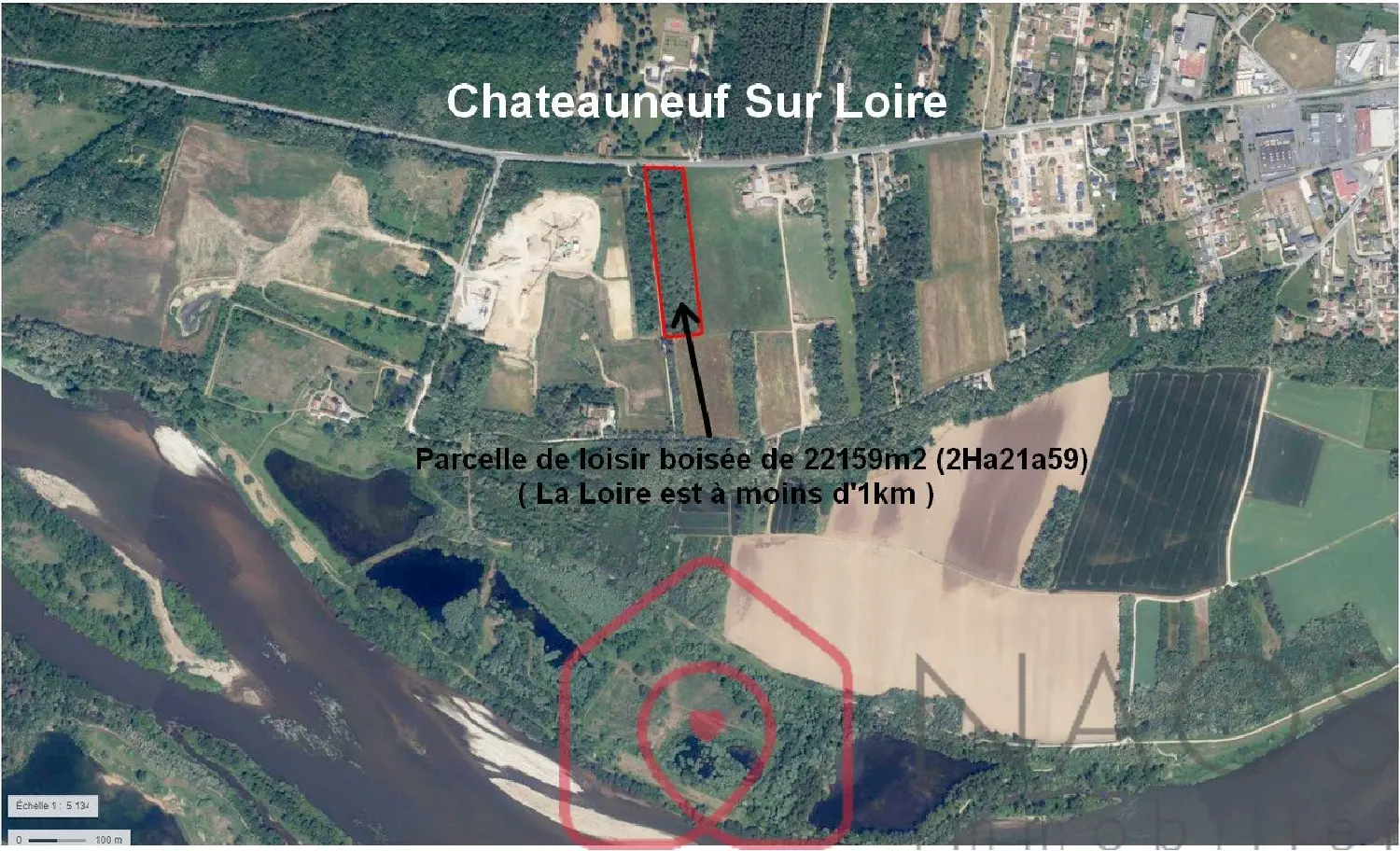  for sale terrain Châteauneuf-sur-Loire Loiret 2