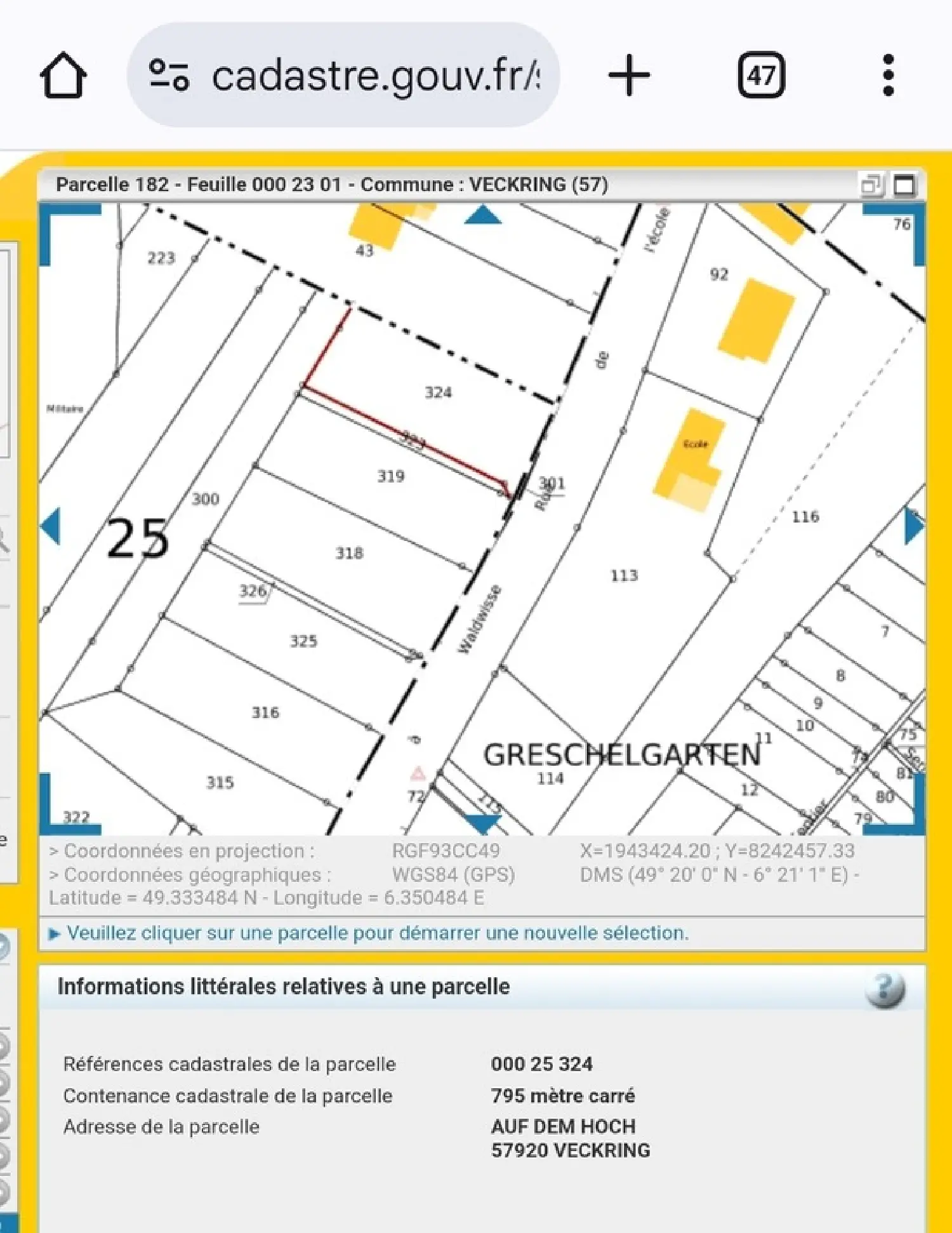  à vendre terrain Veckring Moselle 8