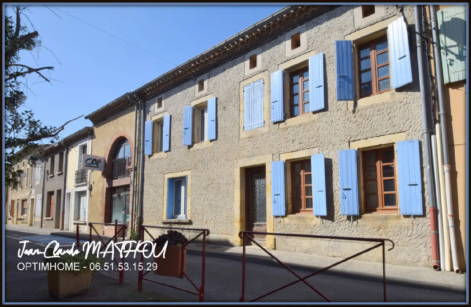  te koop dorpshuis Salles-sur-l'Hers Aude 1