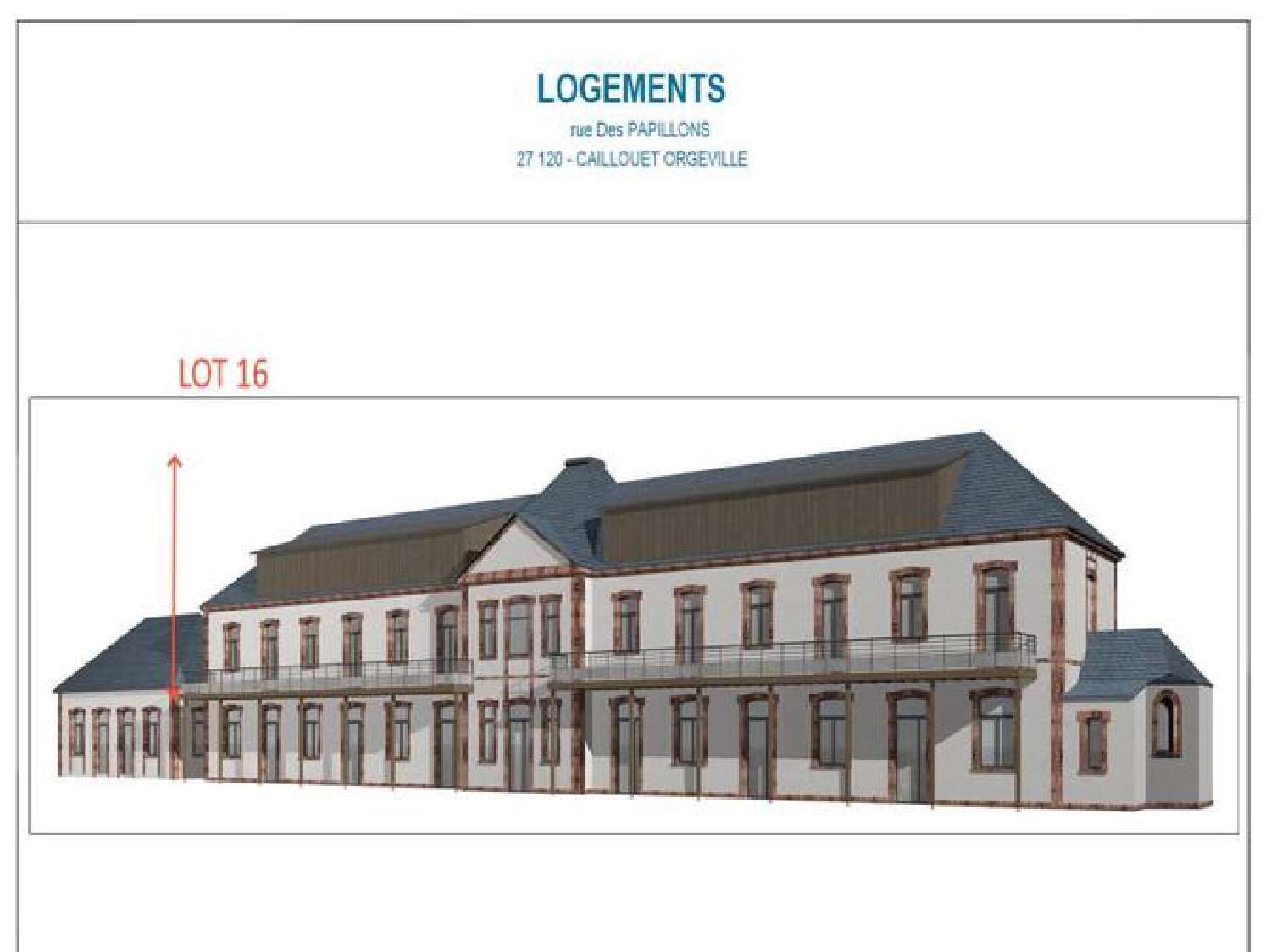  te koop appartement Caillouet-Orgeville Eure 1
