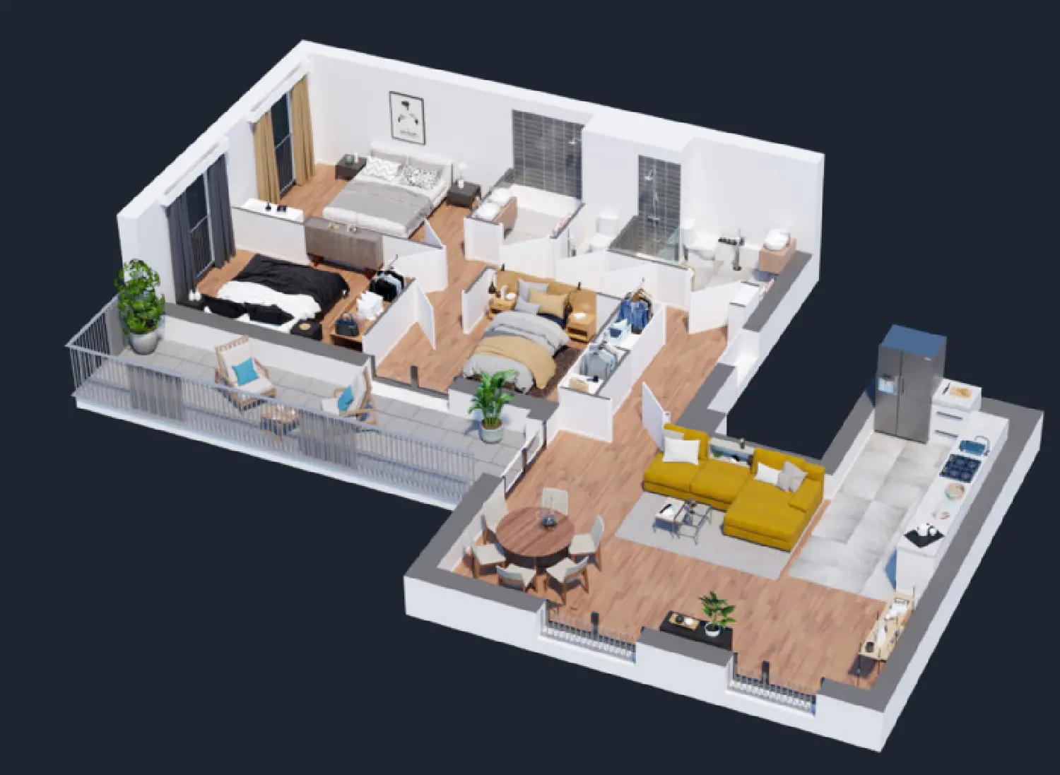  te koop appartement Clichy Hauts-de-Seine 4