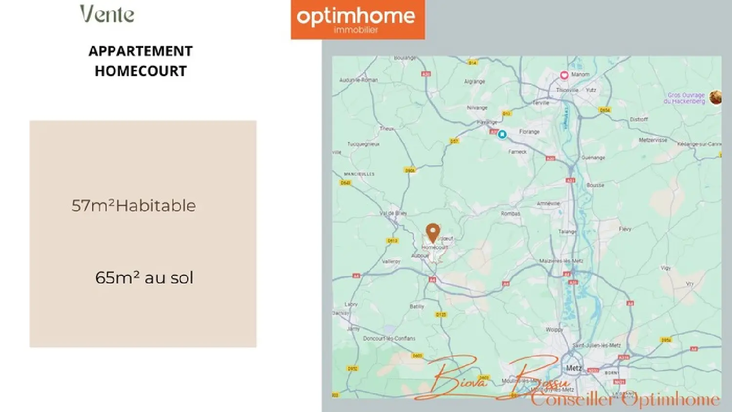  te koop appartement Homécourt Meurthe-et-Moselle 3