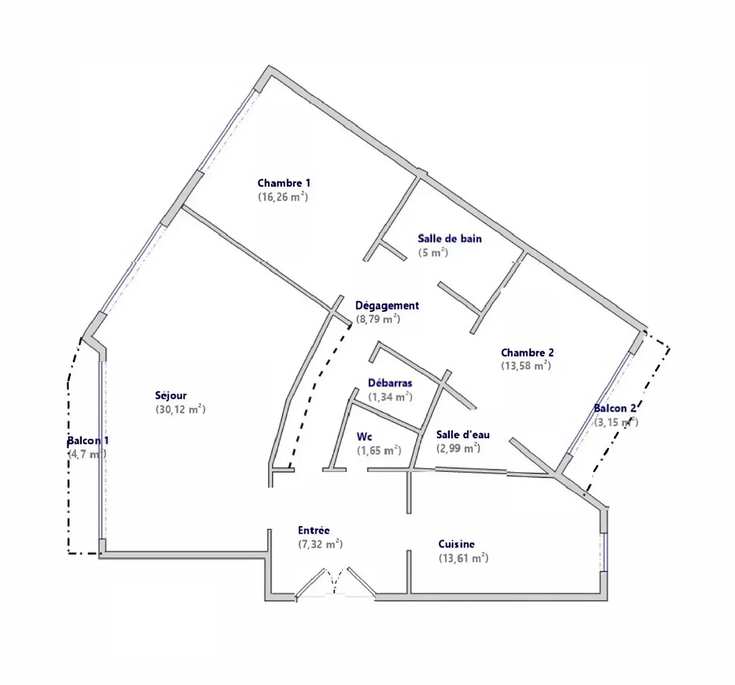  à vendre appartement Le Vibal Aveyron 4