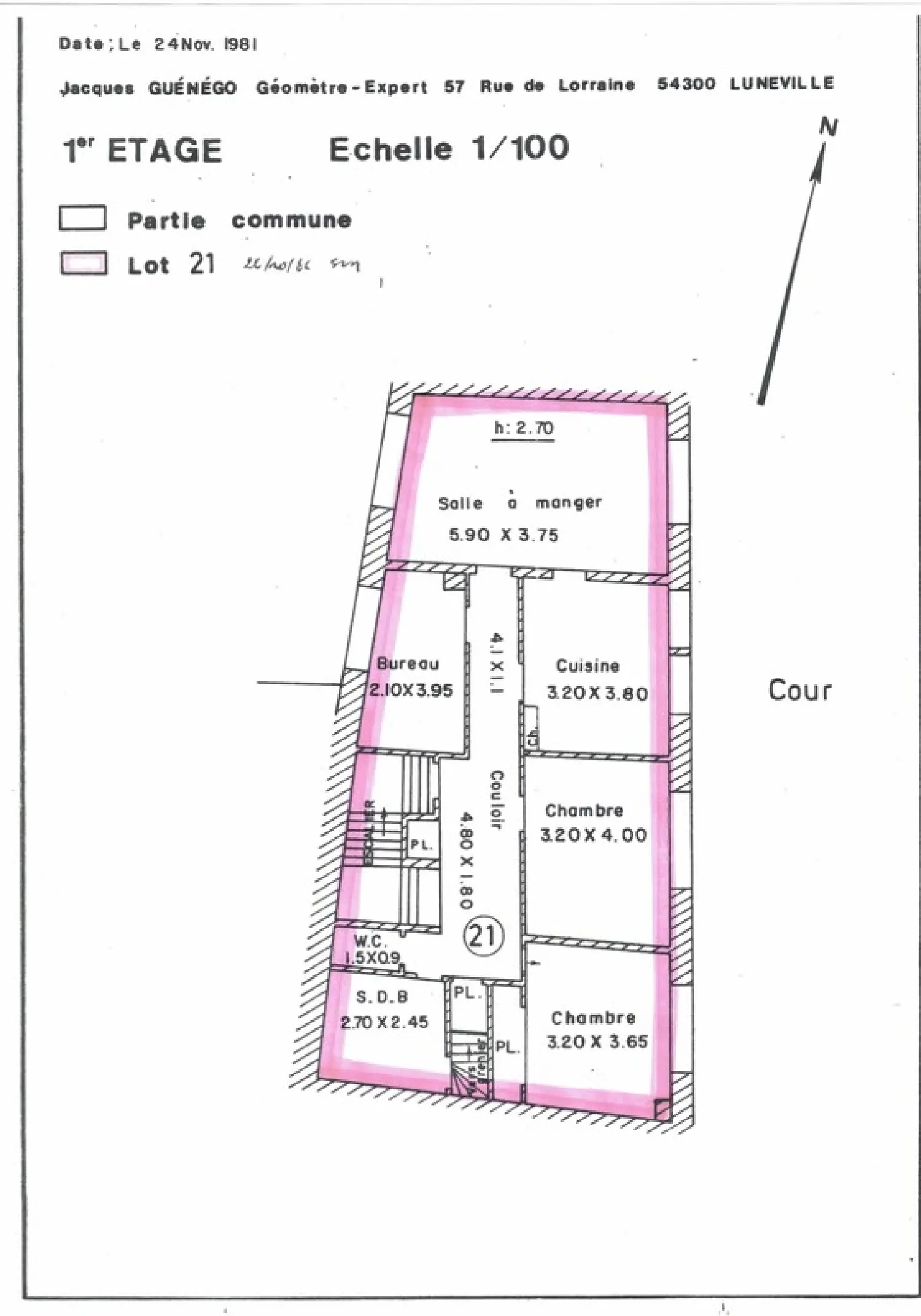  à vendre appartement Lunéville Meurthe-et-Moselle 3