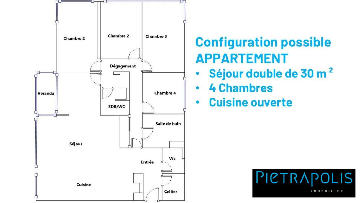  for sale apartment Lyon 7e Arrondissement Rhône 4